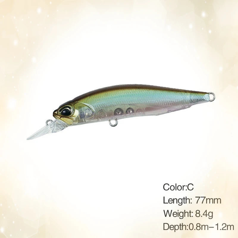 Rasante 77 SP - 77mm e 8,4g / 63mm e 5g Minnow Long Cast