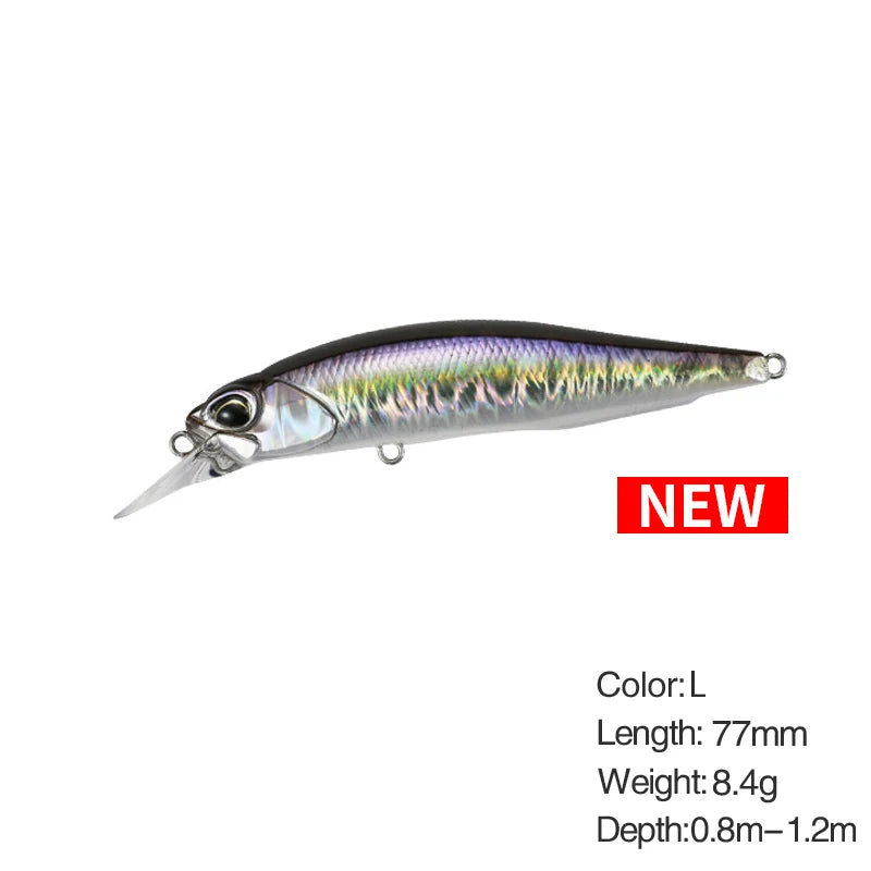 Rasante 77 SP - 77mm e 8,4g / 63mm e 5g Minnow Long Cast