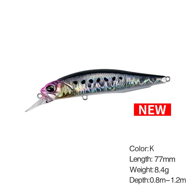 Rasante 77 SP - 77mm e 8,4g / 63mm e 5g Minnow Long Cast