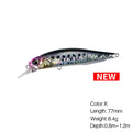 Rasante 77 SP - 77mm e 8,4g / 63mm e 5g Minnow Long Cast