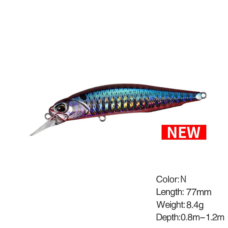 Rasante 77 SP - 77mm e 8,4g / 63mm e 5g Minnow Long Cast