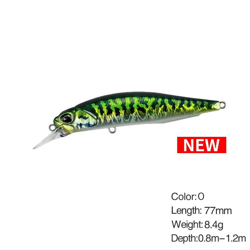 Rasante 77 SP - 77mm e 8,4g / 63mm e 5g Minnow Long Cast